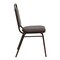 Emma and Oliver Trapezoidal Back Stacking Banquet Dining Chair - 1.5" Thick Seat